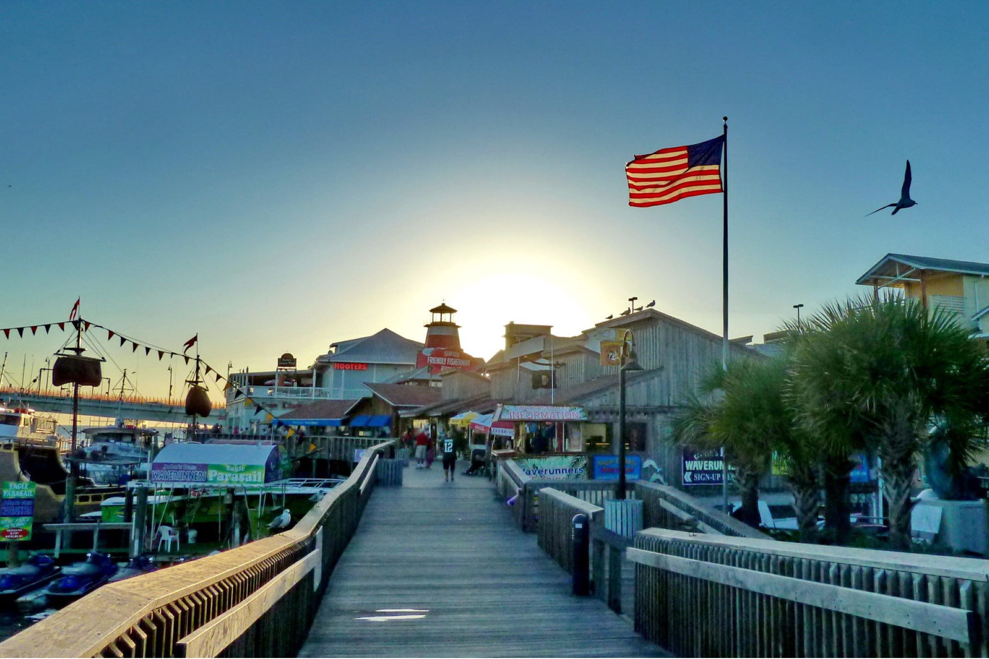 Hubbard's Marina Dock Cam, John's Pass, Madeira Beach FL